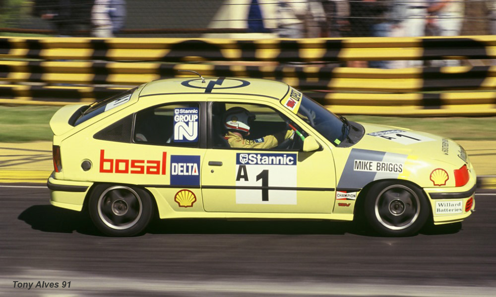 The all-conquering Opel GSI 16v S driven by Mike Briggs (image: Tony Alves)