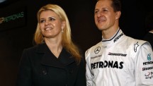 Michael Schumacher and wife (since 1995) Corinna