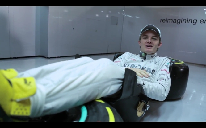 Nico Rosberg Talks Us Through An F1 Driving Position [video]