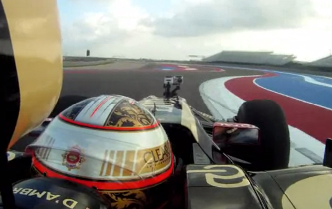 First On-Board Lap Of The New Circuit Of Americas F1 Track [video]