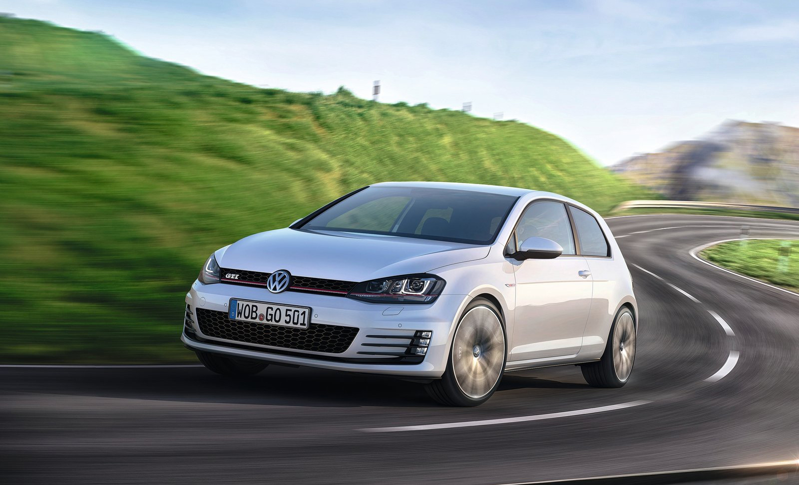The new Volkswagen Golf 7 GTI has been revealed ahead of its Geneva Motor Show unveiling