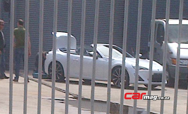 The Toyota 86 Convertible has been spotted in Cape Town