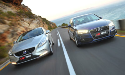 Audi A3 1,8T FSI SE S tronic and Volvo V40 T4 Excel