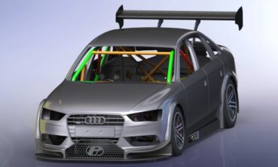 An Audi body shell is among those earmarked for the upcoming V8 Touring Car Series