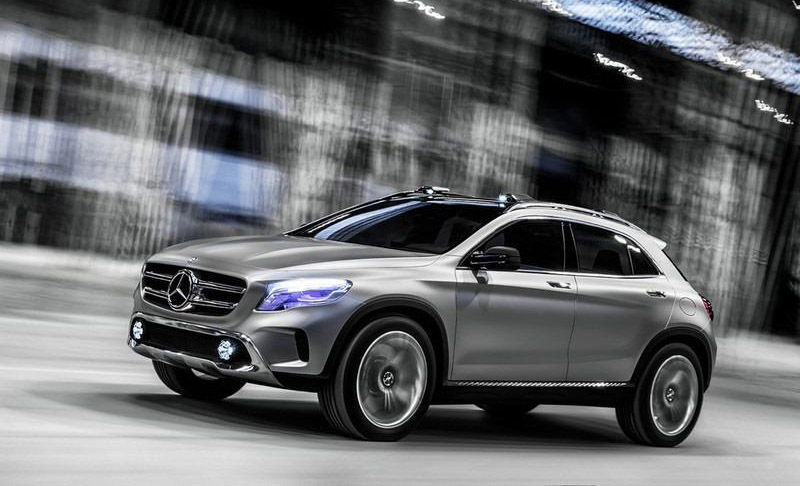 Drawing inspiration from its A-Class sibling, the GLA features dramatic styling cues to make it look more like an SUV
