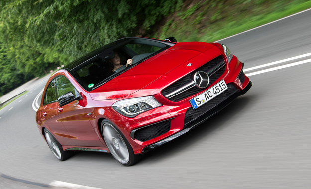 Mercedes-Benz CLA45 AMG front view
