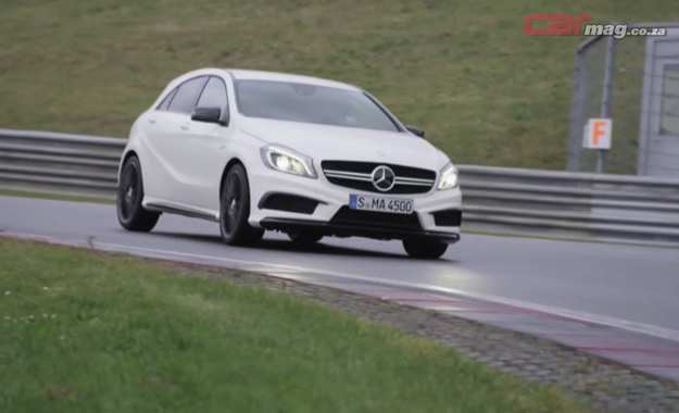 Video: Mercedes-Benz A45 AMG driven