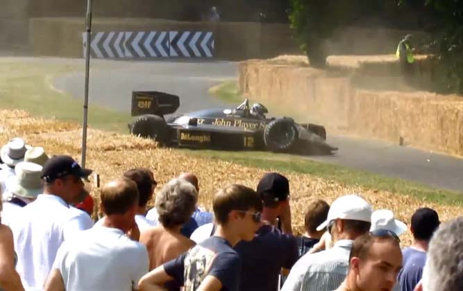 Rare Lotus F1 Car Crashed At Goodwood Festival [video]