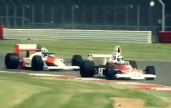 Very Cool! Hakkinen and Coulthard Drive McLaren Heritage F1 Cars [video]