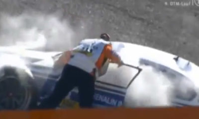 Trigger-Happy DTM Marshal Douses Imaginary Fire - And Driver [video]