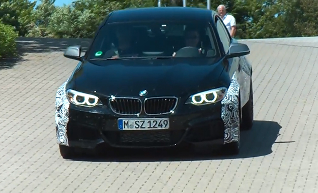 BMW M2 prototype spotted testing