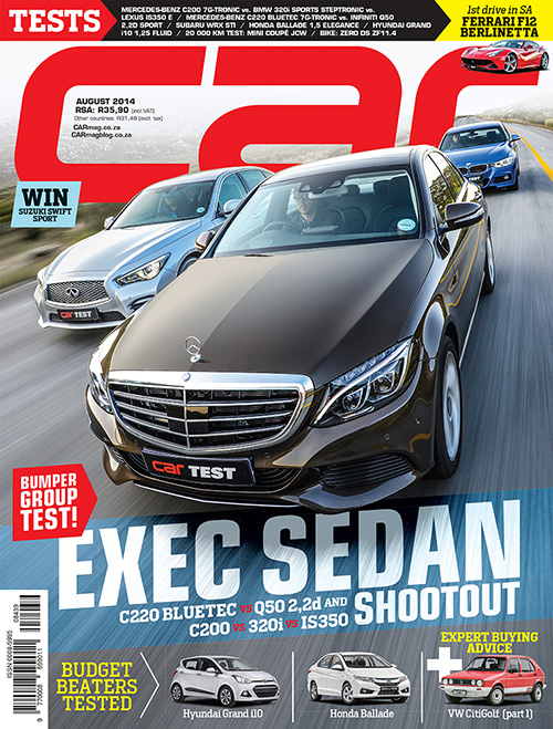 The August 2014 Issue of CAR magazine