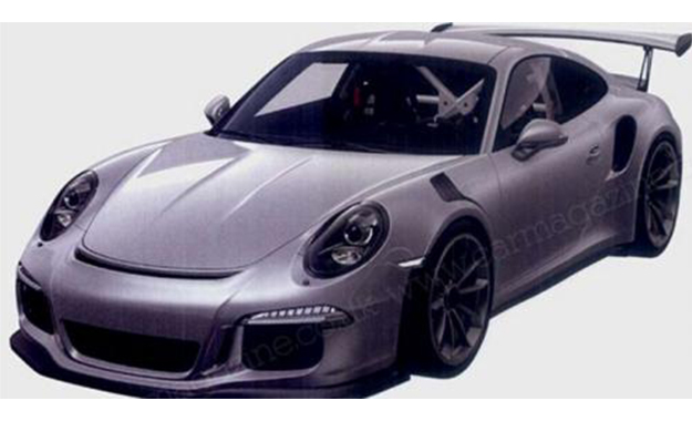 Porsche GT3 RS patent photo