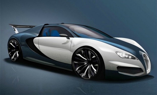 Bugatti Chiron rendering