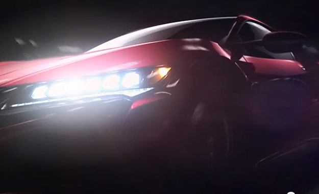 The production Honda/Acura NSX will be unveiled at next month's Detroit Auto Show