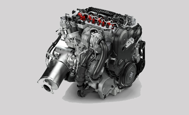 Volvo three-cylinder petrol engine