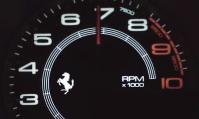 Ferrari 458 M rev counter