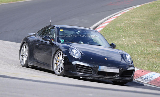 Facelift 911 spotted testing at the 'Ring