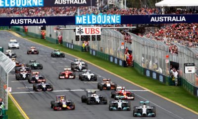 Formula One Flag falls in Aus
