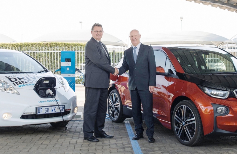BMW and Nissan MDs agree to work together to expand EV grid