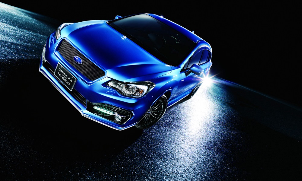 Hopefully the Subaru Impreza Sport Hybrid is as dramatic as these pictures suggests