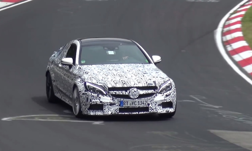 Mercedes-AMG C63 Coupe testing [video]