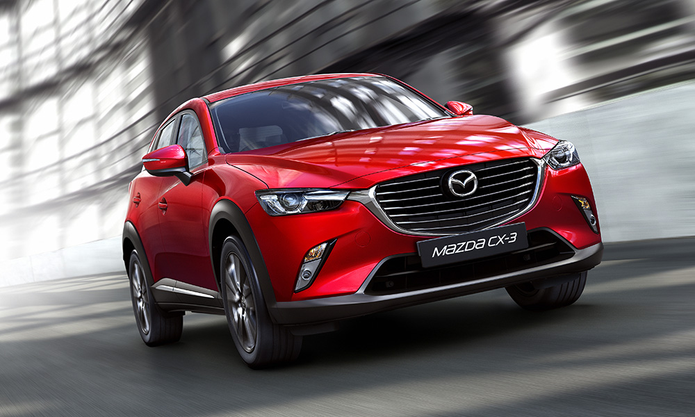 The CX-3 quits itself well round town