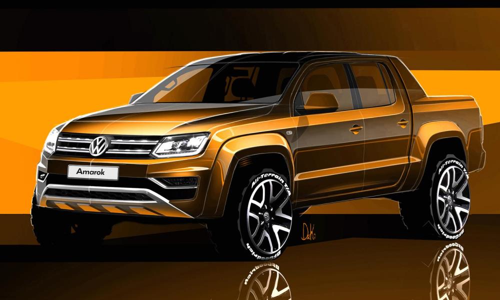 VW teases Amarok Facelift