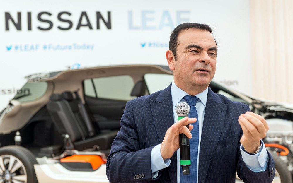 Nissan chief executive Carlos Ghosn