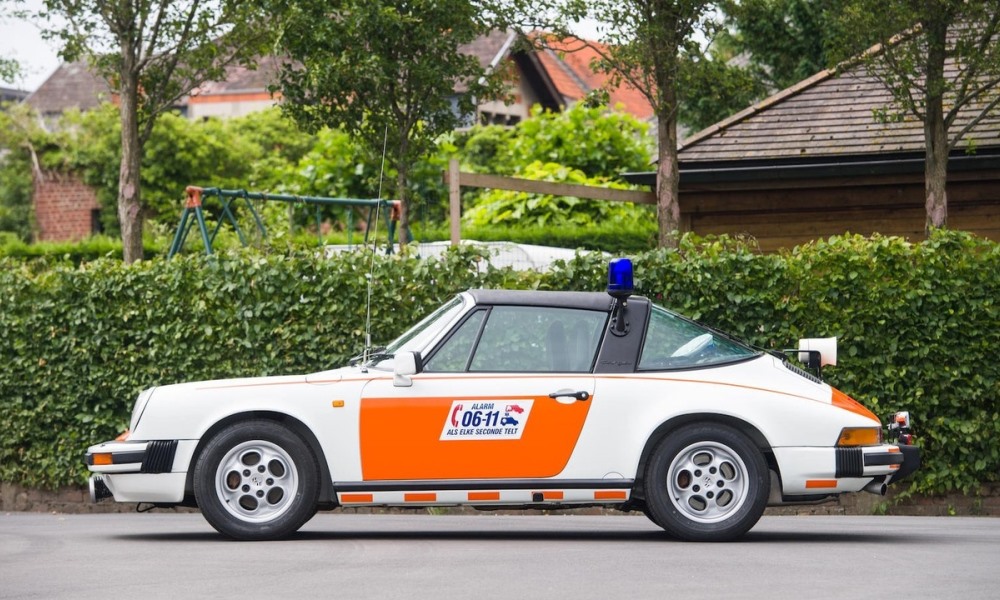 1989 Dutch Porsche 911 Targa police car up for grabs.