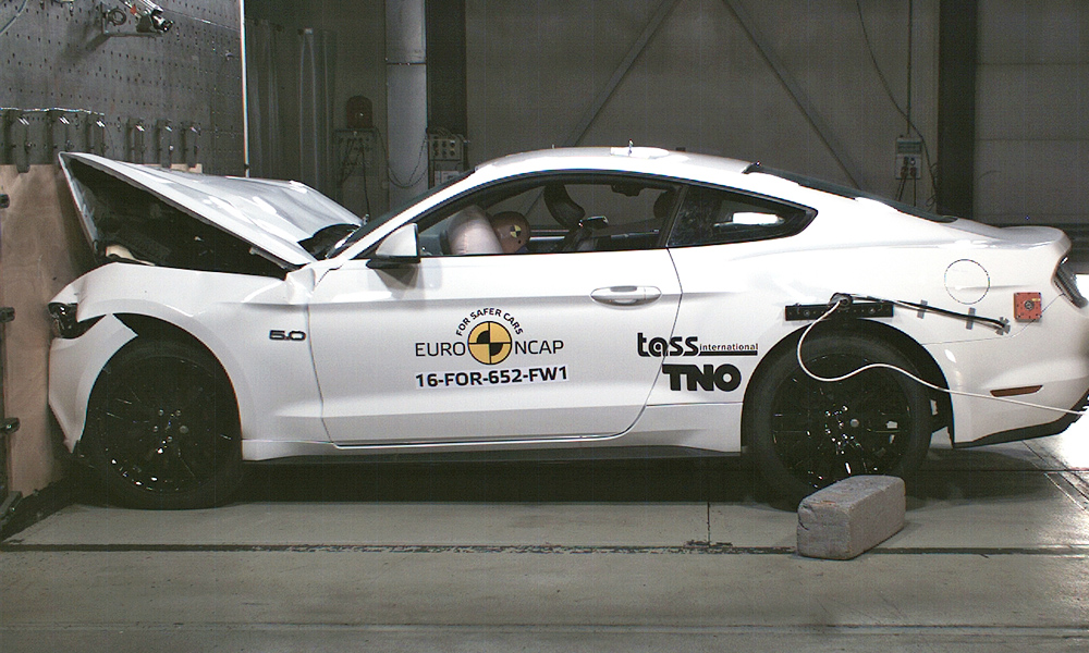 Ford Mustang safety test