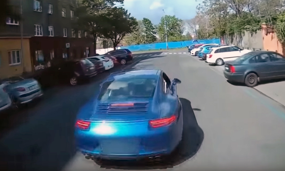 Porsche road rage