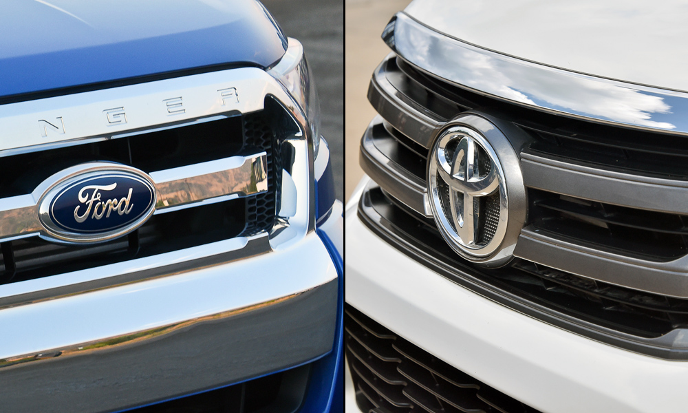 Ford Ranger vs. Toyota Hilux