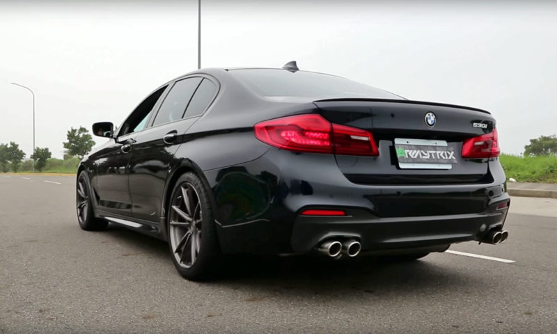 BMW 530i exhaust note