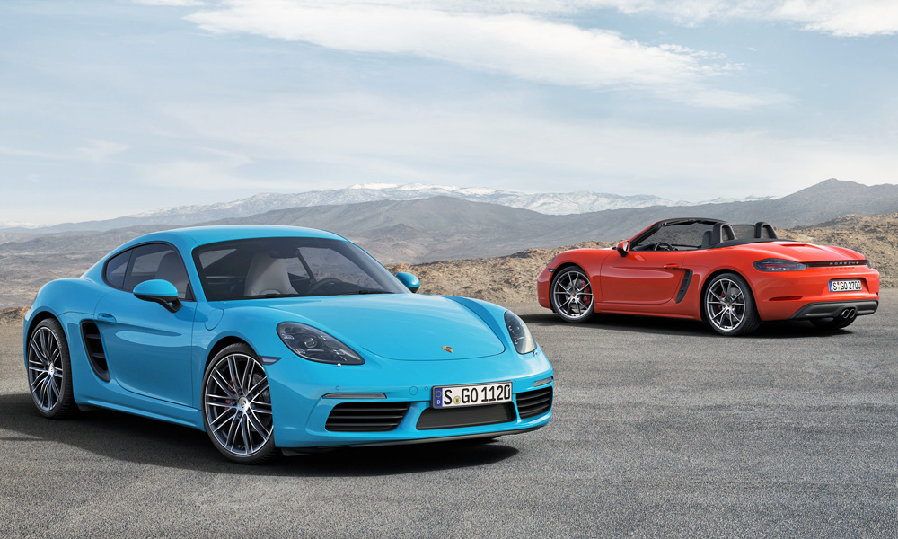 Porsche 718 Cayman S and 718 Boxster S