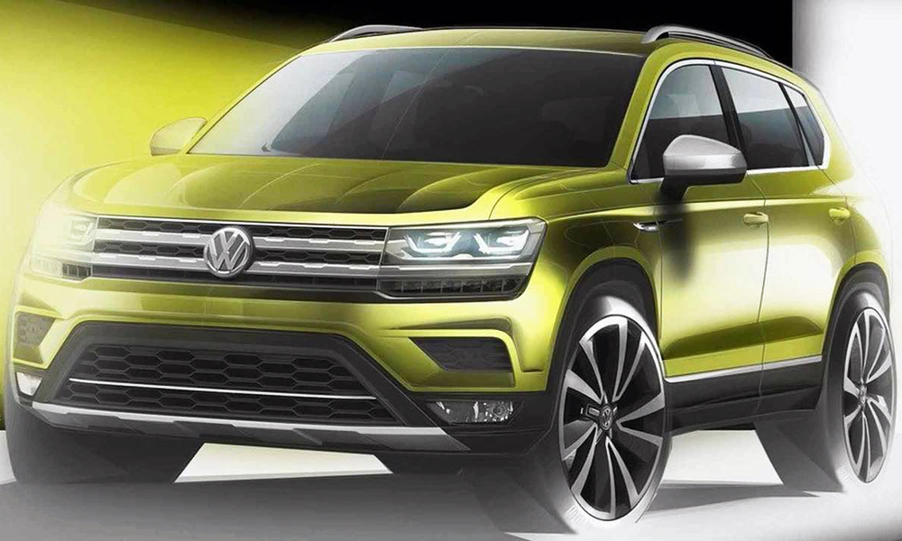 Volkswagen SUV sketch