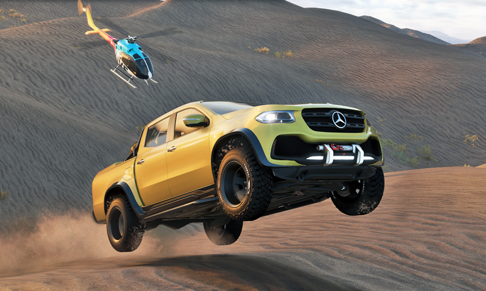 The Mercedes-Benz X-Class has its own mission in 'The Crew 2'.