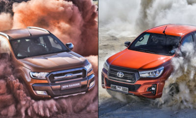 Ford Ranger and Toyota Hilux
