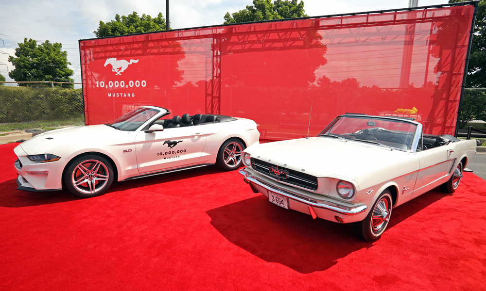 Ford is celebrating the production of its 10-millionth Mustang.