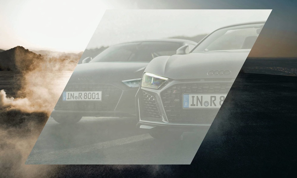 Audi R8 hazy teaser