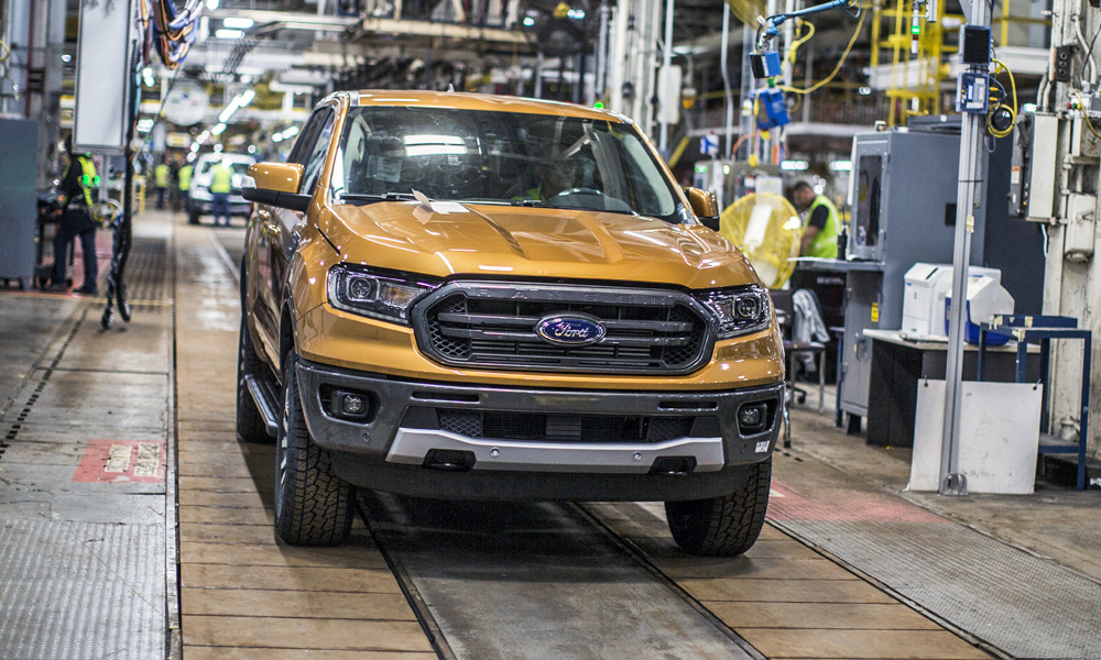 Production of the US-spec Ford Ranger commences