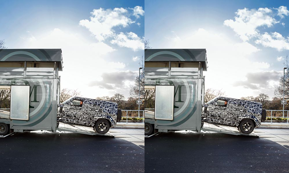 Land Rover Defender first official teaser