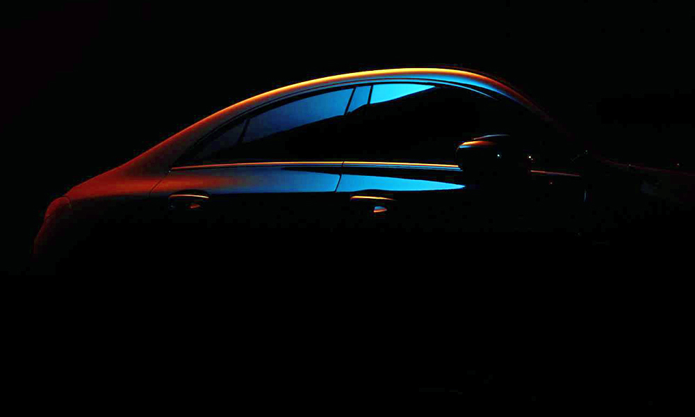 Mercedes-Benz CLA shadowy teaser