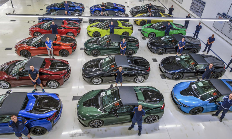 Final 18 examples of the BMW i8