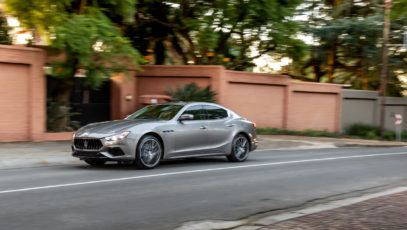 Maserati Ghibli Hybrid driving