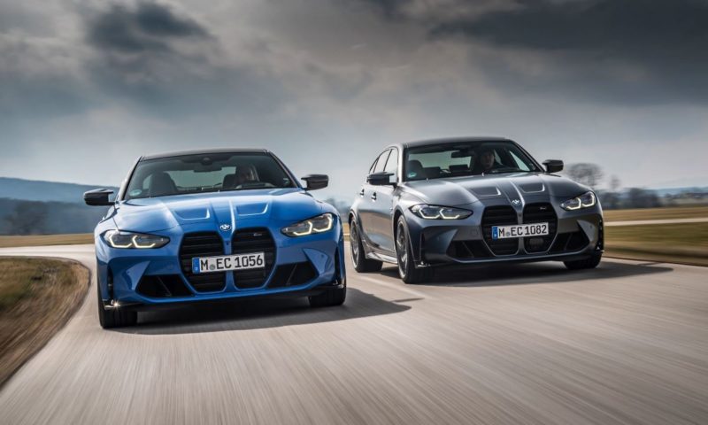 BMW M3 and M4 Competition xDrive driving