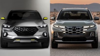 Hyundai Santa Cruz production and concept