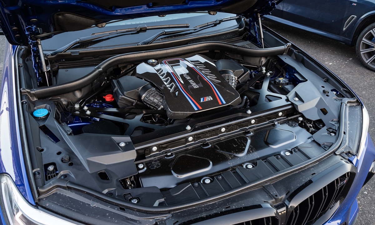 Engine Bay of the X5 M Competition