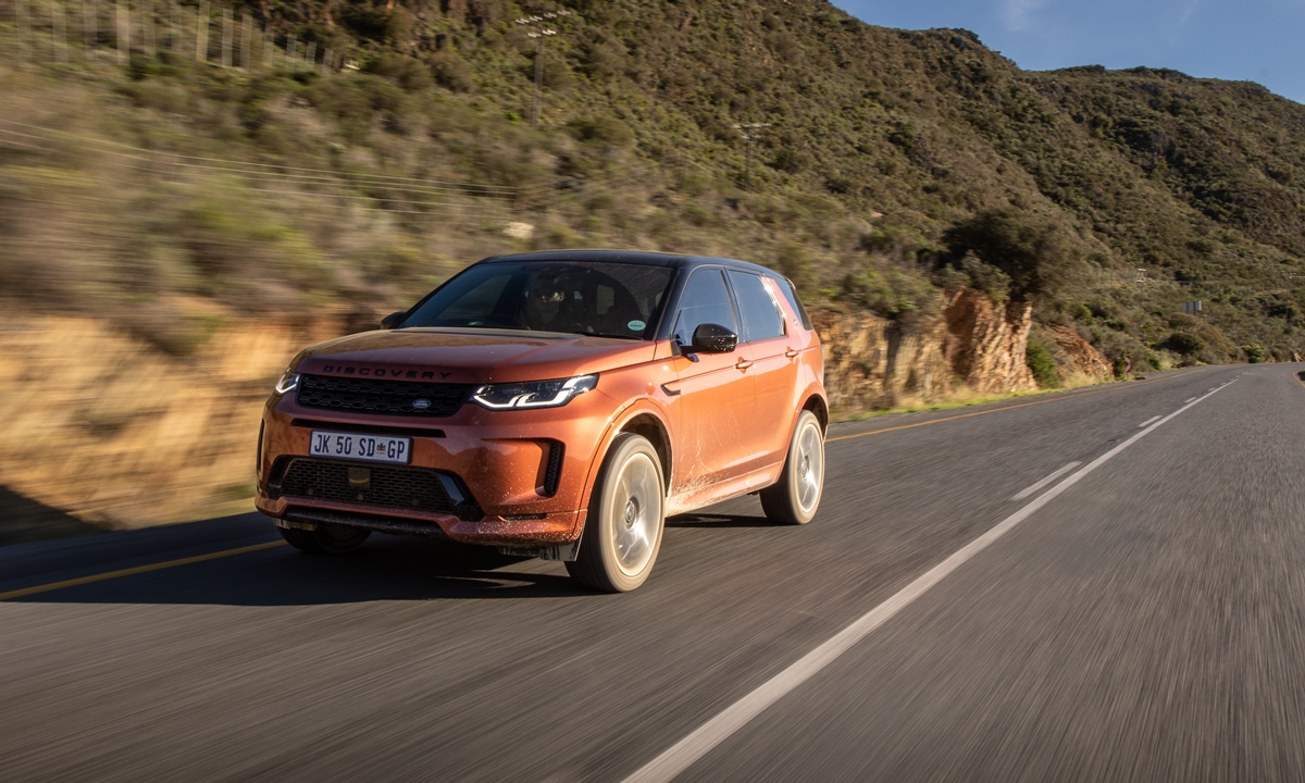 Land Rover Discovery Sport front driving