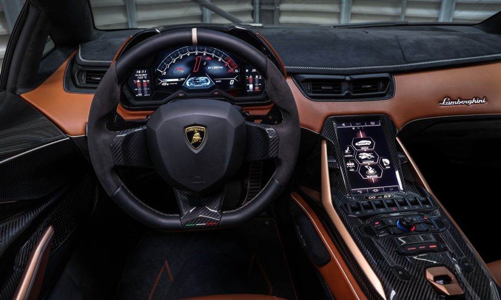 Lamborghini Sian cockpit